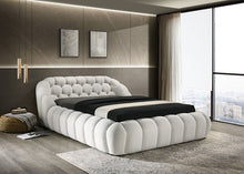 Load image into Gallery viewer, Newquay E.King & Queen Bed White, Grey, & Black
