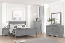 Load image into Gallery viewer, Louis Philippe Full, Twin, Full, & King Bed Black, Grey, Brown & White