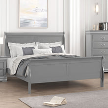 Load image into Gallery viewer, Louis Philippe Full, Twin, Full, & King Bed Black, Grey, Brown & White