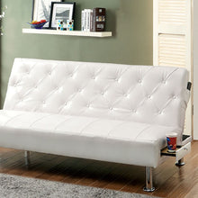 Load image into Gallery viewer, Farel Futon Sofa Red & White