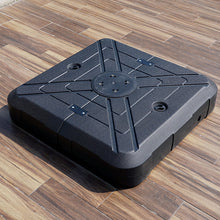 Load image into Gallery viewer, Aurora 10 Ft Square Umbrella w/ Double Top w/ LED Light + 37" Large Base