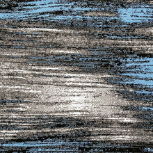 Load image into Gallery viewer, Sivas Area Rug Black and Blue