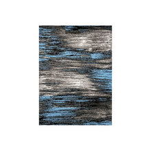 Load image into Gallery viewer, Sivas Area Rug Black and Blue