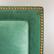 Load image into Gallery viewer, VERDANTE Emerald Green/Gold Sofa
