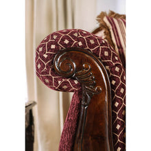Load image into Gallery viewer, Quirino Burgundy/Dark Brown Love Seat