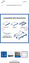 Load image into Gallery viewer, Sealy Posturepedic 14" Plush Euro Pillow Top Innerspring Mattress