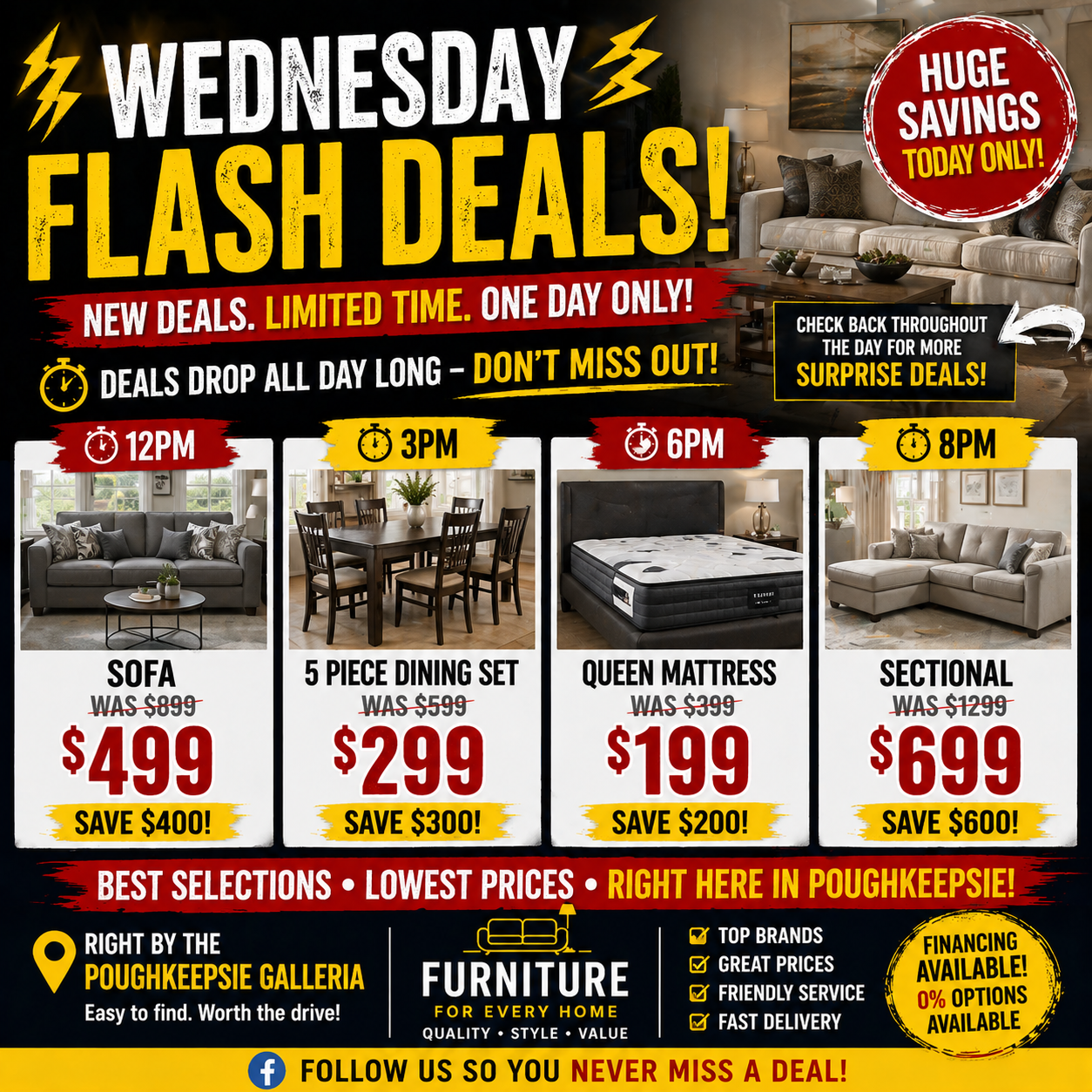Wednesday Flash Deals flyer