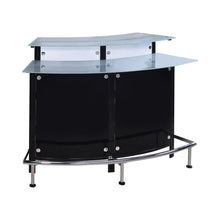 Load image into Gallery viewer, Keystone Glass Top Bar Unit Black
