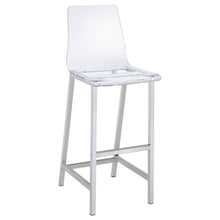 Load image into Gallery viewer, Juelia Bar Stools Chrome and Clear Acrylic (Set of 2)
