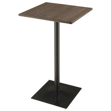 Load image into Gallery viewer, Cavalier 3-piece Square Bar Table Set Dark Elm and Black
