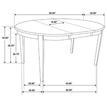 Load image into Gallery viewer, Gabriel 5-piece Extension Leaf Dining Table Set Cappuccino
