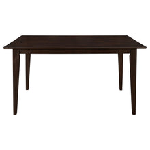 Load image into Gallery viewer, Gabriel 5-piece Rectangular 59-inch Closed Back Dining Set Cappuccino
