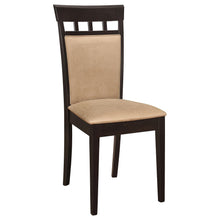 Load image into Gallery viewer, Gabriel 5-piece Rectangular 59-inch Closed Back Dining Set Cappuccino
