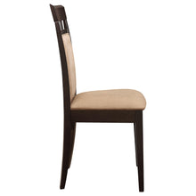 Load image into Gallery viewer, Gabriel 5-piece Rectangular 59-inch Closed Back Dining Set Cappuccino
