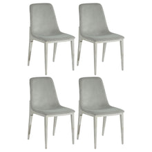 Load image into Gallery viewer, Irene Upholstered Side Chairs Light Grey and Chrome (Set of 4) image
