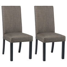 Load image into Gallery viewer, Hubbard Upholstered Side Chairs Charcoal (Set of 2) image
