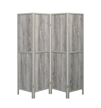 Load image into Gallery viewer, Deepika 4-panel Folding Screen Grey Driftwood
