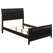 Load image into Gallery viewer, Carlton California King Upholstered Bed Cappuccino and Black
