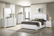 Load image into Gallery viewer, Marceline Bedroom Set with LED Headboard White
