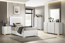 Load image into Gallery viewer, Marceline Bedroom Set with LED Headboard White
