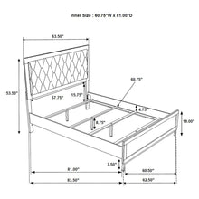 Load image into Gallery viewer, Sonora California King, E.King, &amp; Queen Bed
