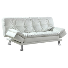 Load image into Gallery viewer, Dilleston Tufted Back Upholstered Sofa Bed Grey
