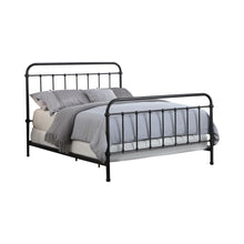 Load image into Gallery viewer, Livingston California King Panel Metal Bed Dark Bronze
