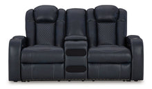 Load image into Gallery viewer, Fyne-Dyme Power Reclining Loveseat with Console
