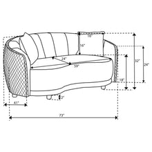 Load image into Gallery viewer, Brookside Stationary Loveseat
