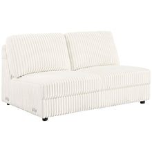 Load image into Gallery viewer, Emberson Upholstered Armless Loveseat Ivory

