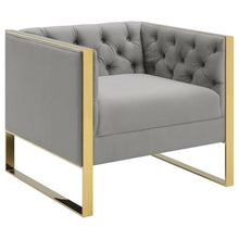 Load image into Gallery viewer, Eastbrook Tufted Back Chair Grey

