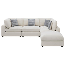 Load image into Gallery viewer, Serene 5-piece Upholstered Modular Sectional Sofa Beige

