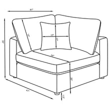 Load image into Gallery viewer, Serene 5-piece Upholstered Modular Sectional Sofa Beige
