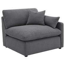 Load image into Gallery viewer, Hobson 6-piece Upholstered Modular Sectional Sofa Charcoal
