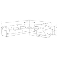 Load image into Gallery viewer, Sasha 6 Piece Sectionals
