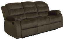 Load image into Gallery viewer, Rodman Pillow Top Arm Motion Sofa Olive Brown
