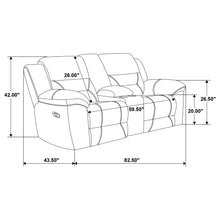 Load image into Gallery viewer, Gilson Reclining Loveseat
