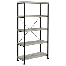 Load image into Gallery viewer, Analiese 4-shelf Bookcase Grey Driftwood
