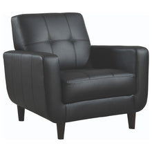 Load image into Gallery viewer, Aaron Padded Seat Accent Chair Black
