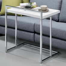 Load image into Gallery viewer, Dani Rectangular Snack Table with Metal Base
