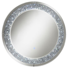 Load image into Gallery viewer, Lixue Round Wall Mirror with LED Lighting Silver
