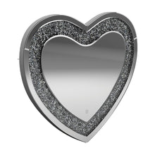 Load image into Gallery viewer, Aiko Heart Shape Wall Mirror Silver
