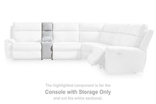Load image into Gallery viewer, Social Pointe Reclining Sectional with Storage Console
