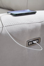 Load image into Gallery viewer, Social Pointe Reclining Sectional with Storage Console
