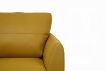 Load image into Gallery viewer, Valeria Mustard Leather Sofa
