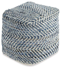 Load image into Gallery viewer, Chevron Pouf
