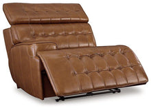 Load image into Gallery viewer, Temmpton Dual Power Leather Reclining Modular Loveseat with Console
