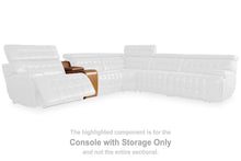 Load image into Gallery viewer, Temmpton Dual Power Leather Reclining Modular Loveseat with Console
