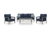 Load image into Gallery viewer, Gali Outdoor Sofa/Chairs/Table Set (Set of 4)
