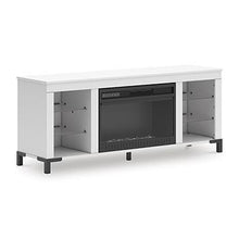 Load image into Gallery viewer, Brollevi 60&quot; TV Stand with Electric Fireplace image
